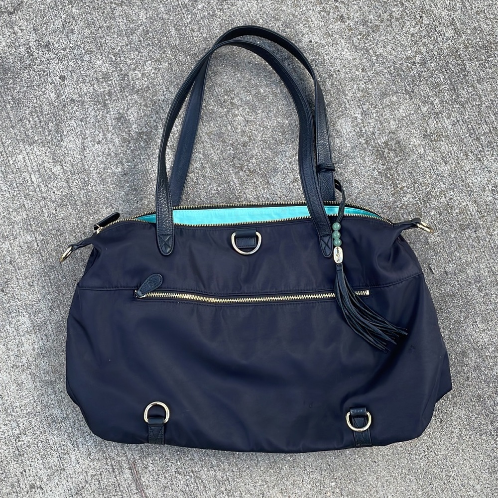 Lily Jade Nylon (black) Jennifer diaper bag or work bag - Picture 2 of 16